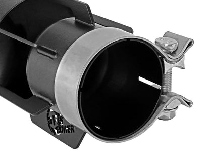aFe MACH Force-Xp Universal Exhaust Tip 3 IN Inlet x 4 IN Outlet x 15 IN L