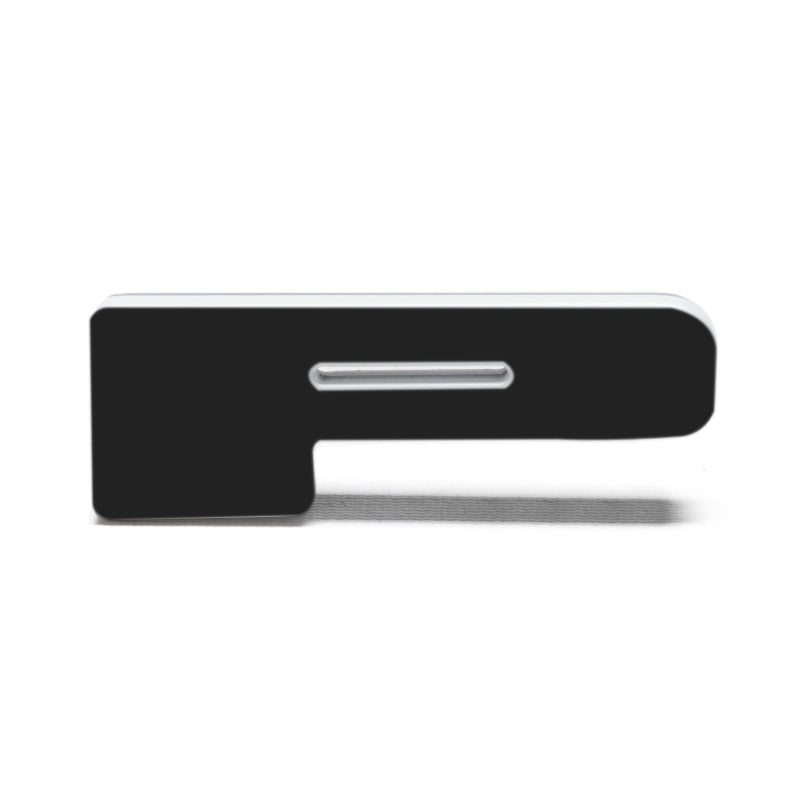 ORACLE Lighting Universal Illuminated LED Letter Badges - Matte Blk Surface Finish - P