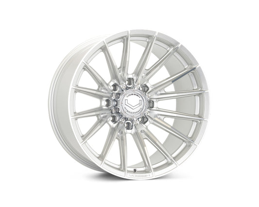 Vossen HFX-2 24x11 - 8x170 - ET0 - Deep Face - 125.1 - Silver Polished Wheel
