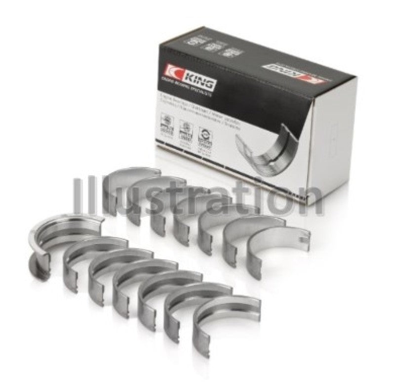 King Engine Bearings AMC / JEEP 242CI 4.0L POWER-TEC (Size 0.10 Oversized) Main Bearing Set