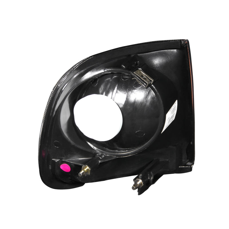 ANZO Corner Lights 1997-2003 Ford F-150 Harley-Davidson Style Corner Lights Black w/ Amber Reflector