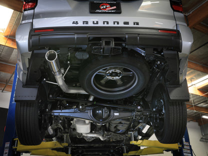 aFe 2025 Toyota 4-Runner 2.5in to 3in SS-304 Cat-Back Exhaust w/ Polished Tip
