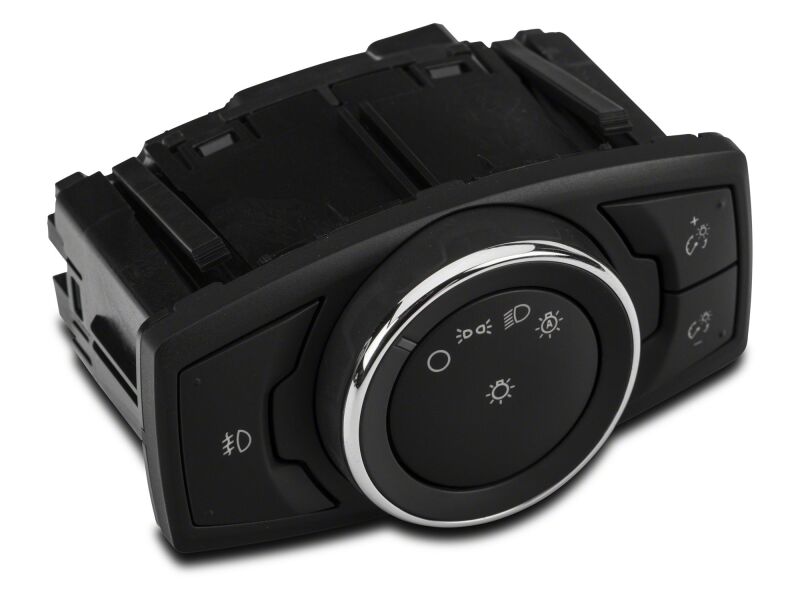 Raxiom 15-17 Ford Mustang V6 Headlight and Fog Light Switch with Wiring Harness