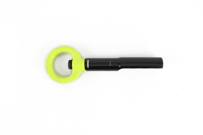 PERRIN 17-21 Honda Civic Si/Type R/Touring/Hatchback Tow Hook Kit Front - Neon Yellow