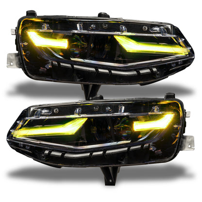 Oracle 19-21 Chevy Camaro LS/LT RGB+A Headlight DRL  Kit - ColorSHIFT w/ 2.0 Controller