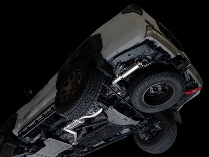 AWE Tuning 2024+ Toyota Land Cruiser / 2025+ Toyota 4Runner 0FG Cat-Back Exhaust w/ BashGuard