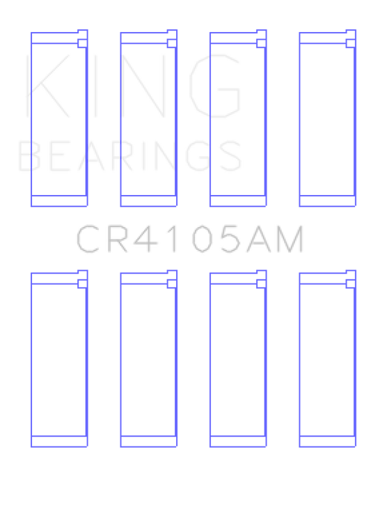 King Engine Bearings Mazda FS-DE L4/FP L4/FS L4  DOHC 16 Valve (Size +0.5) Rod Bearing Set