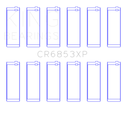 King Engine Bearings BMW S50B32 +.025mm Standard .709in Length Con Rod Bearing Set