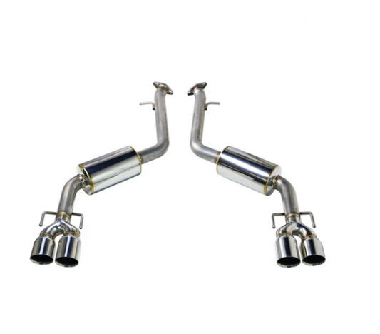 REMARK 17-20 Lexus IS200/300/350 Axle Back Exhaust - Stainless Double Wall Tip (Muffler Version)