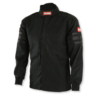 RaceQuip Black Trim SFI-1 JR. Jacket - Kids Small
