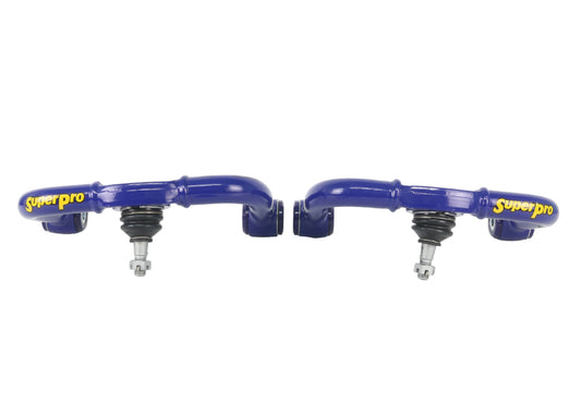 SuperPro 05-21 Nissan Frontier - Fixed Offset Upper Control Arm Set - Camber/Caster Correction