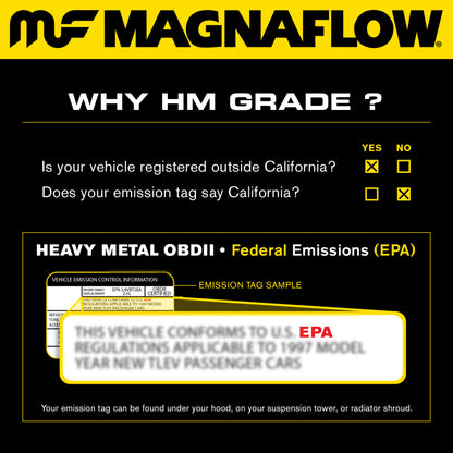 MagnaFlow Direct Fit Catalytic Converter 98-00 Kia Sportage