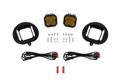 Diode Dynamics 2003 Sierra SS3 Sport Type Kit ABL Yellow SAE Fog