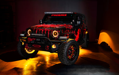 Oracle Jeep Wrangler JK/JL/JT High Performance W LED Fog Lights - w/o Controller