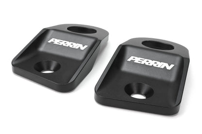 PERRIN 15-21 Subaru WRX/STI / 13-17 Crosstrek /  12-16 Impreza Upper Radiator Bracket Set - Black