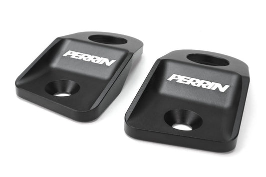 PERRIN 15-21 Subaru WRX/STI / 13-17 Crosstrek /  12-16 Impreza Upper Radiator Bracket Set - Black