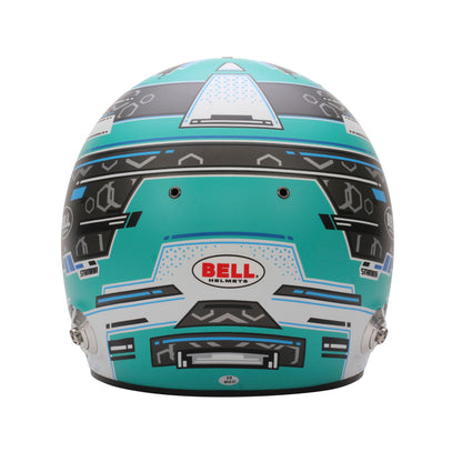 Bell Helmet Rs7 Stamina Anthracite/Aquamarine (Hans) 57(7 1/8) Fia8859-2024/Sa2025
