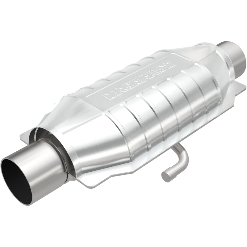 MagnaFlow Universal Catalytic Converter 2.5in ID Inlet/Outlet Center/Center Oval Rear