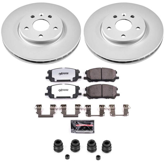 Power Stop 04-06 Lexus RX330 Front Z36 Coated Truck & Tow Brake Kit