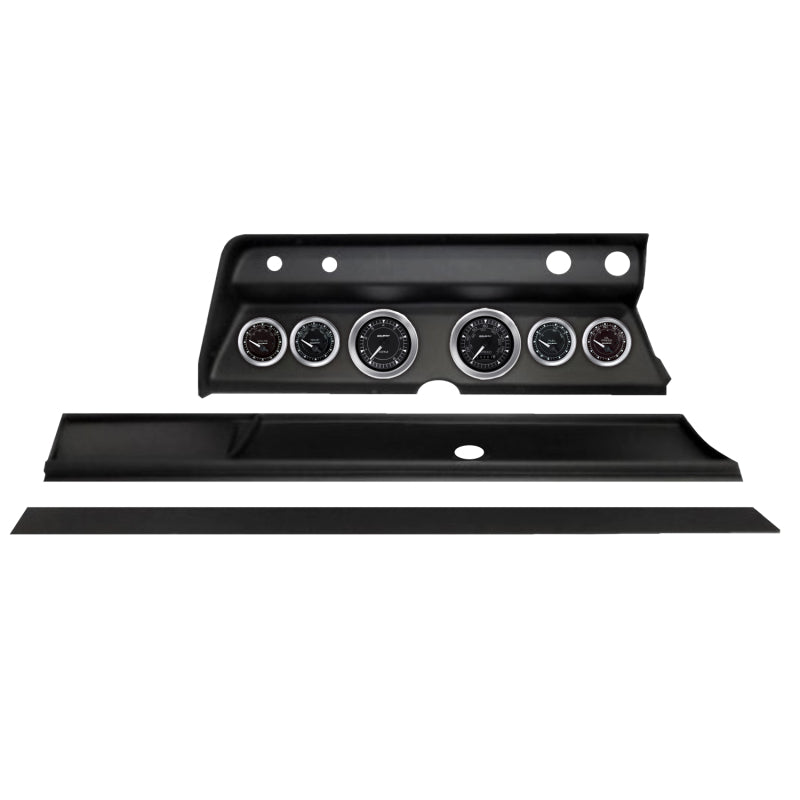 Autometer Chrono Direct Fit Dash Kit 1966 Chevy Chevelle (2 x 3-3/8in. / 4 x 2-1/16in.)