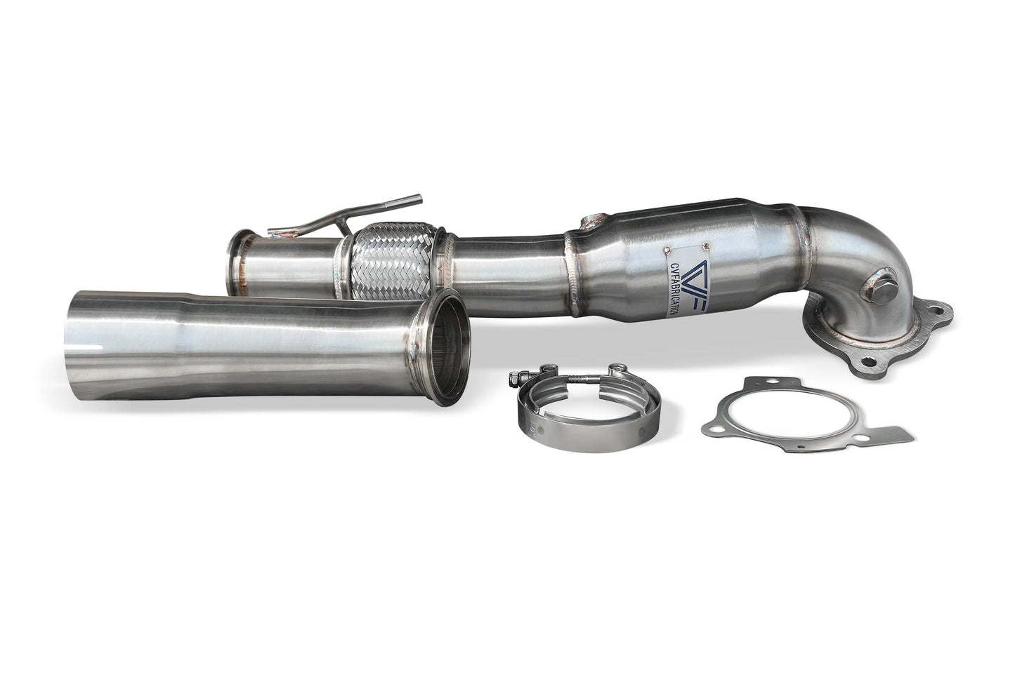 CVF 3" Stainless Steel Catted Downpipe (2022-2024 2.0L Ford Maverick; 2021-2023 2.0L Ford Bronco Sport; 2022-2023 2.0L Ford Escape)