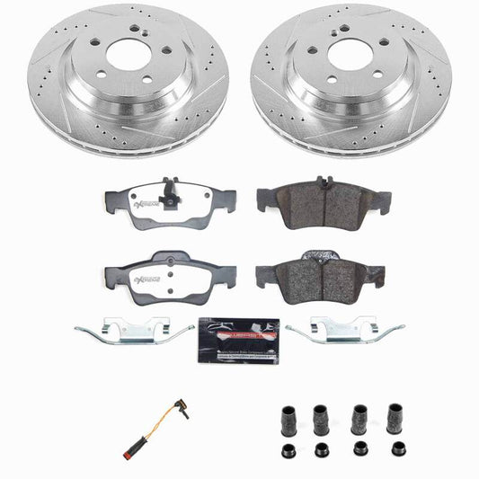 Power Stop 12-13 Mercedes-Benz S350 Rear Z26 Truck & Tow Brake Kit