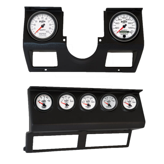 Autometer Phantom II Direct Fit Dash Kit 87-96 Jeep Wrangler YJ (Tach/MPH/FL/OilP/WTMP/VLT/TRNS)