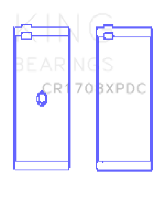 King Engine Bearings Chevrolet Custom Coated Performance Rod Bearing Single