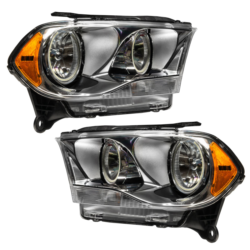 Oracle 11-13 Dodge Durango SMD HL Halogen - Chrome - ColorSHIFT
