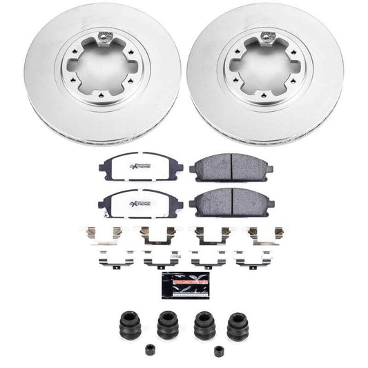 Power Stop 97-03 Infiniti QX4 Front Z36 Coated Truck & Tow Brake Kit