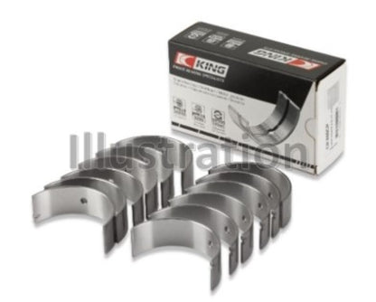 King Engine Bearings Mitsubishi 181CI 3.0L 6G72 V6 / 152CI 2.5L 6G73 V6 (Size +0.50) Rod Bearing Set
