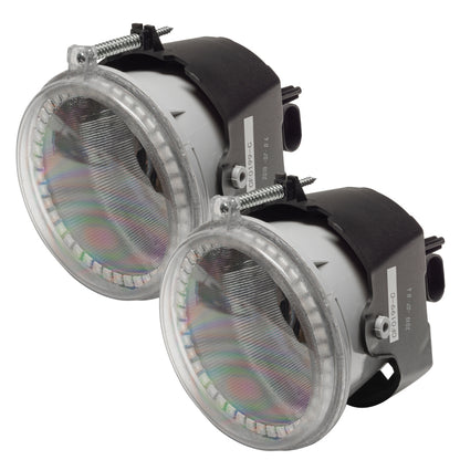 Oracle Lighting 07-09 Chrysler Aspen Pre-Assembled LED Halo Fog Lights -Red