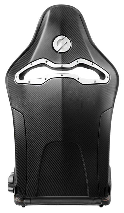 Sparco Seat SPX Special Edition Black/Red w/ Matte Carbon Shell - Right
