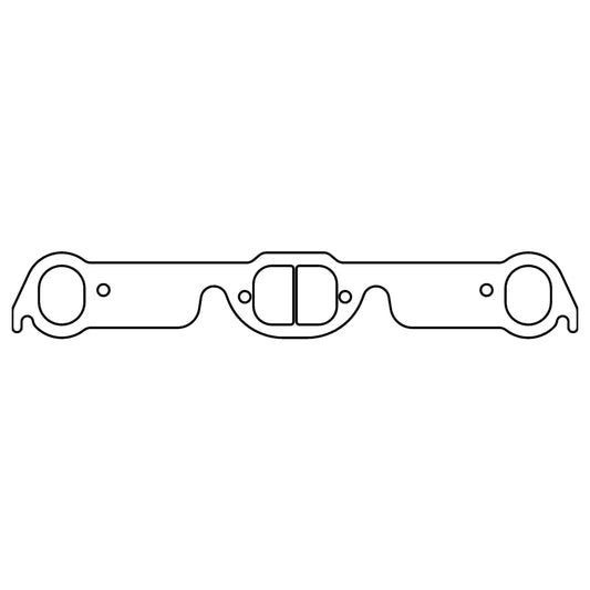 Cometic Pontiac 326-455 CI V8 .043in Copper Exhaust Manifold Gasket Set - 2.000in x 1.550in D-Ports