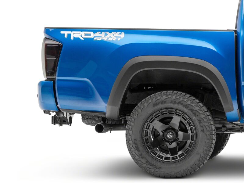 Raxiom 16-23 Toyota Tacoma Axial Series LED Tail Lights- Black Housing- Smoked Lens