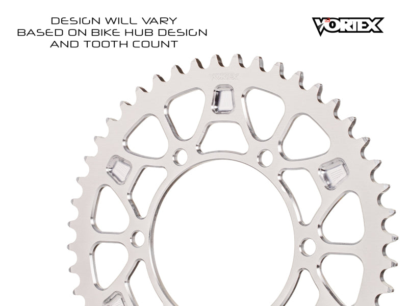 Vortex Racing V4 44 Tooth 520 Sprocket Use w/ 3766 Front - Silver