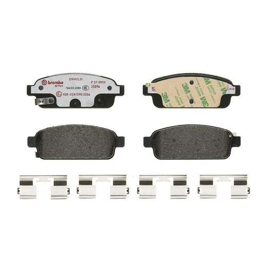 Brembo 11-16 Chevrolet Cruze Premium Xtra Brake Pads - Rear