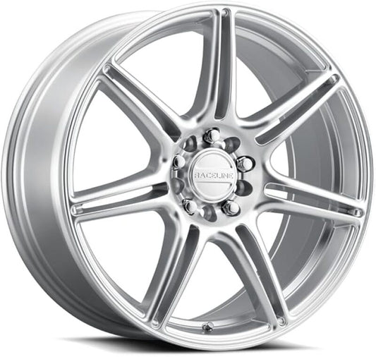 Raceline 148HS Apex 20x8.5in / 5X120 BP / 40mm Offset / 72.56mm Bore - Hyper Silver