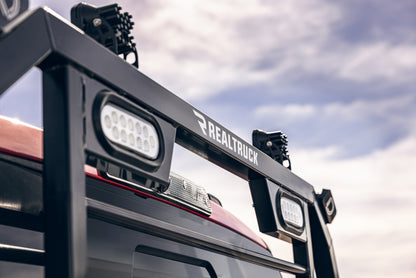 BackRack 08-24 Chevrolet Silverado / 04-24 Ford F-150 SRL Rack Lighted Shortened Frame ONLY Req. HW