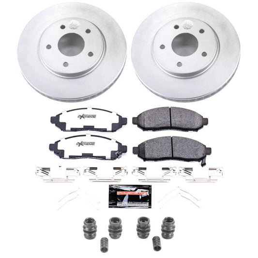 Power Stop 15-18 Chevrolet City Express Front Z36 Coated Truck & Tow Brake Kit