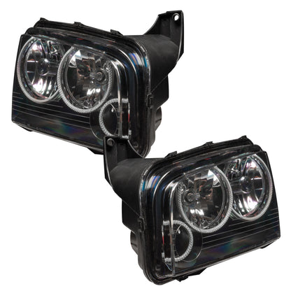 Oracle 05-10 Dodge Charger SMD HL (Non-HID) - Triple Halo - ColorSHIFT