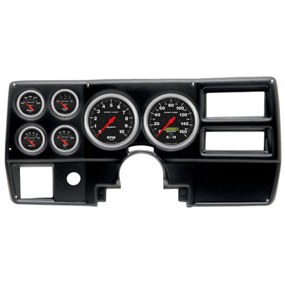 Autometer 84-87 Chevy/GMC Truck (5in x 2 - 2-1/16in x 4) 6-Gauge Direct Fit Dash Kit