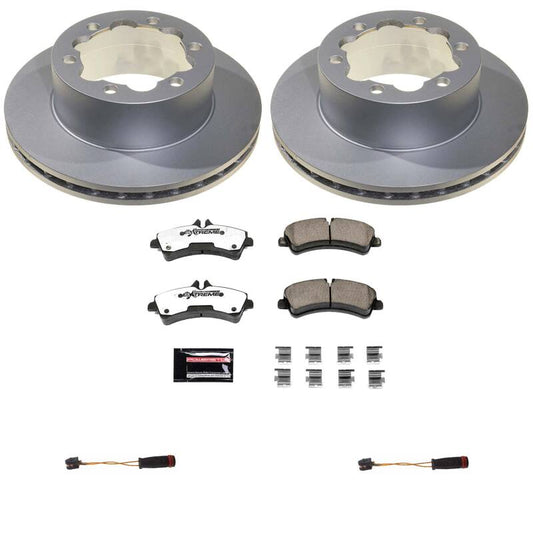 Power Stop 10-18 Freightliner Sprinter 3500 Rear Z36 Coated Truck & Tow Brake Kit
