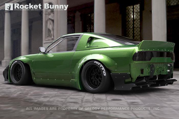 GReddy RPS13 V2 Rocket Bunny Aero Side Skirts Only