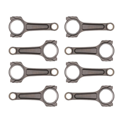 Manley SBC .025in Longer LS/LT1 6.125in Pro Series I Beam Conn Rod 7/16in ARP 625+ - Set of 8