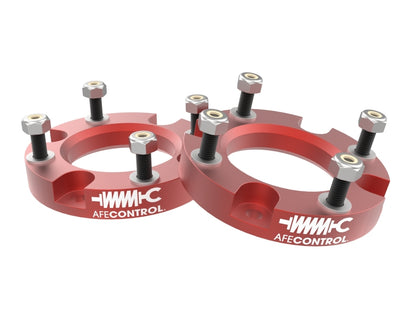 aFe 24-25 Toyota Tacoma CONTROL 1.5in Leveling Kit - Red