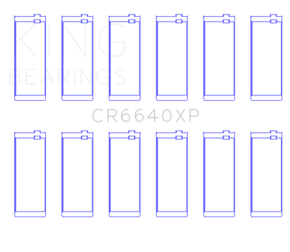 King Engine Bearings BMW M20/M50 2.0L/2.5L/2.7L Performance Rod Bearing Set - Size STDX