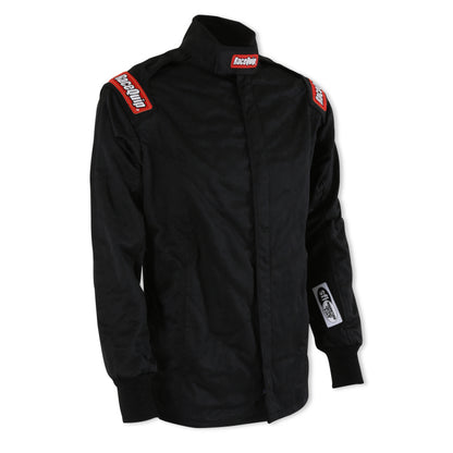 RaceQuip Black Chevron-5 Jacket SFI-5 - 3XL