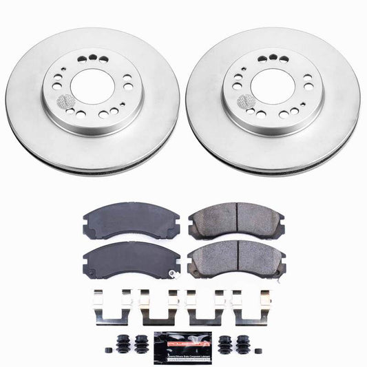 Power Stop 91-96 Dodge Stealth Front Z23 Coated Brake Kit