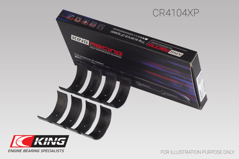 King Engine Bearings Audi ABB/ ABM/ ADP/ PP/ RN (Size STDX) Connecting Rod Bearing Set